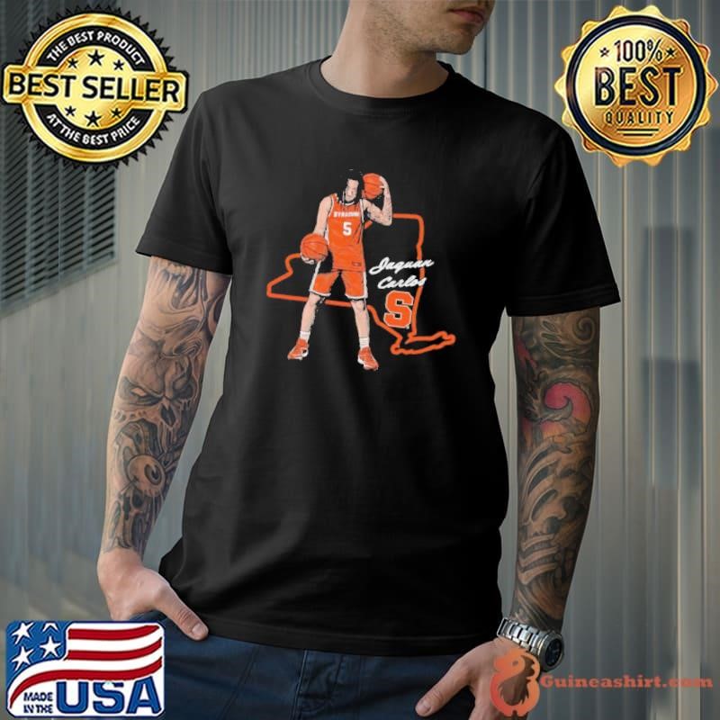 Jaquan Carlos Syracuse Men’s Basketball State map shirt
