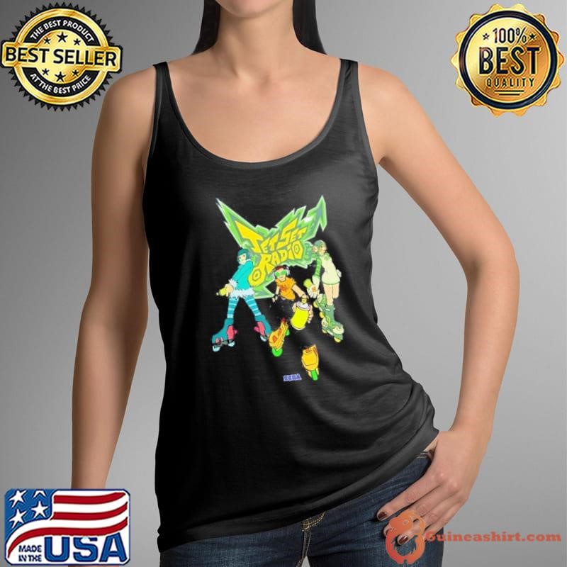 Jet Set Radio Group Mew Beat Gum Sega Dreamcast Video Game Tank Top