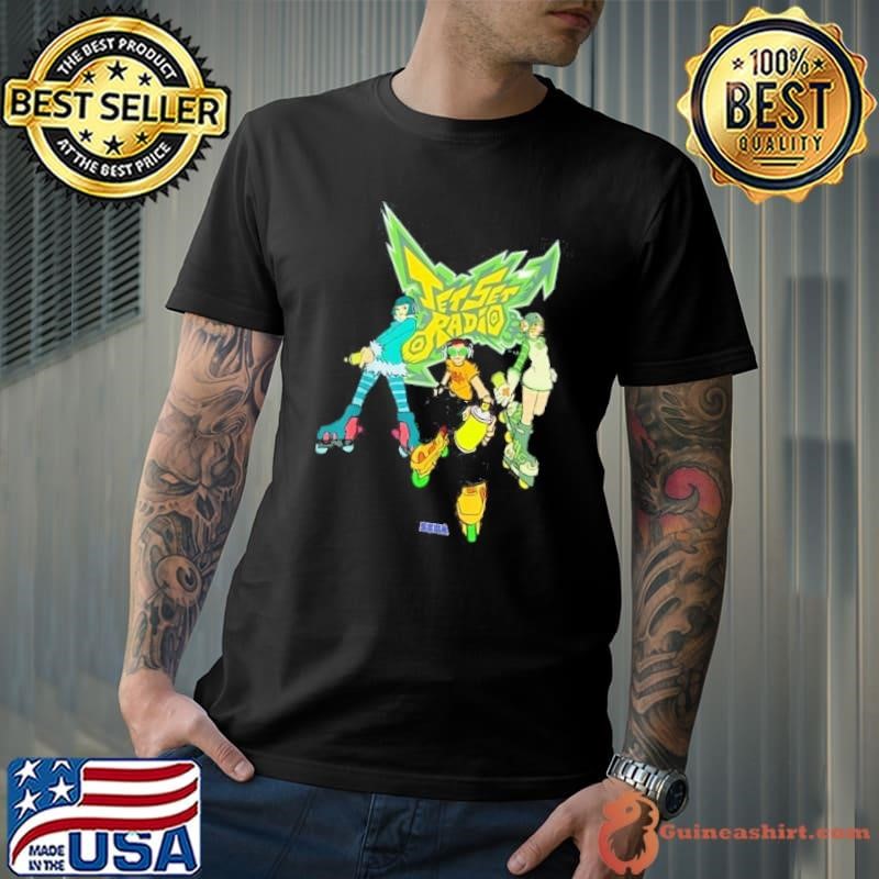 Jet Set Radio Group Mew Beat Gum Sega Dreamcast Video Game Shirt