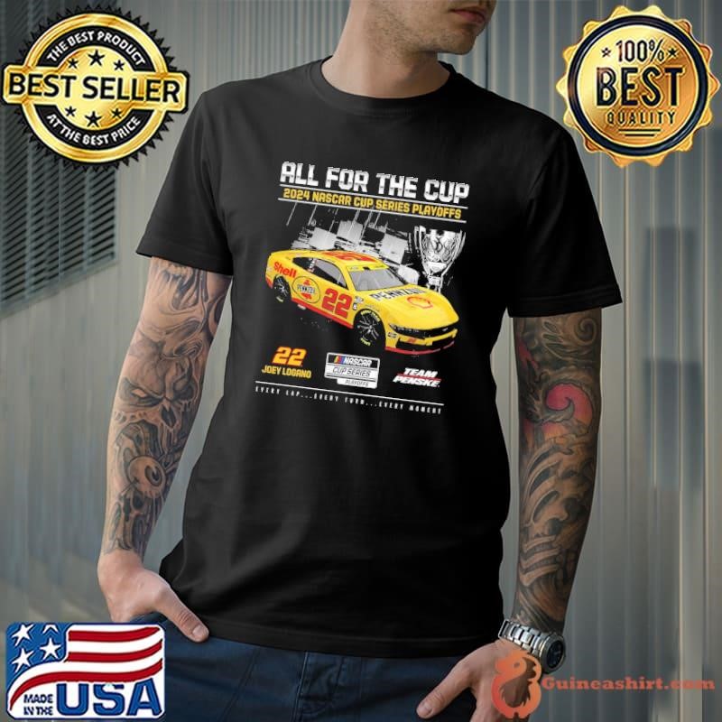 Joey Logano All For The Cup 2024 Nascar Cup Series Playoffs T-Shirt