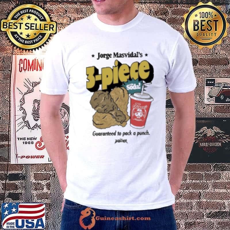 Jorge Masvidal 3 Piece With Soda Guaranteed To Pack A Punch Unisex