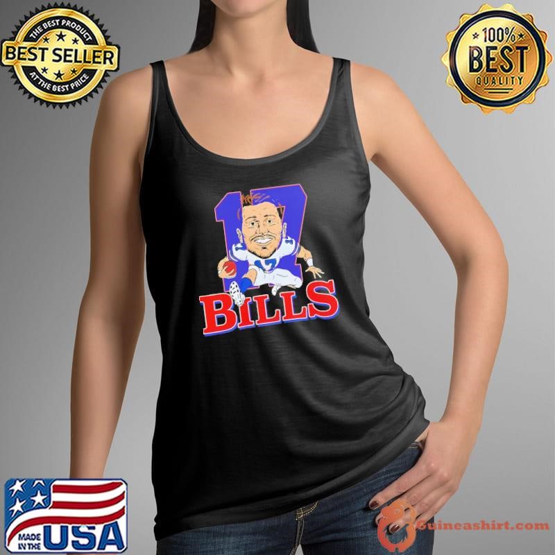 Josh Allen American professional football quarterback 17 Bills Tank Top
