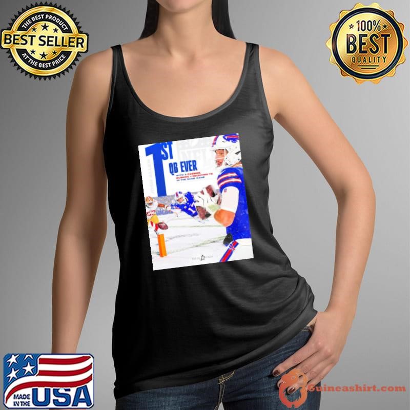 Josh Allen Buffalo Bills 1st QB Ever With A Passing, Rushing and Receiving TD’s In The Same Game Poster shirt