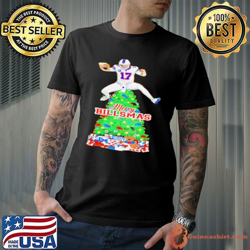 Josh Allen Jump Man Merry Billsmas Buffalo Football Christmas shirt