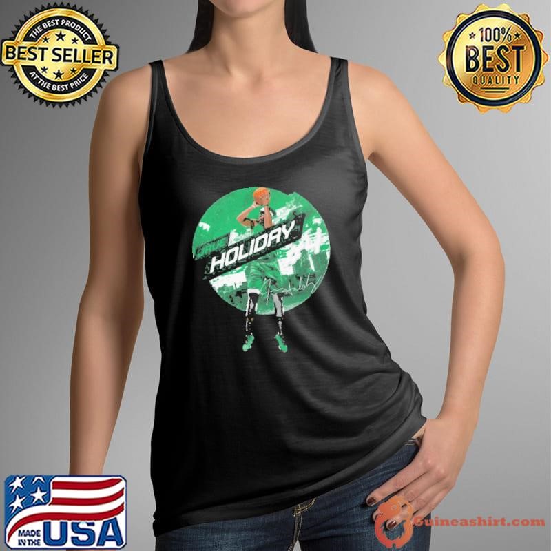 Jrue Holiday American professional basketball Boston City Emblem T-Shirt