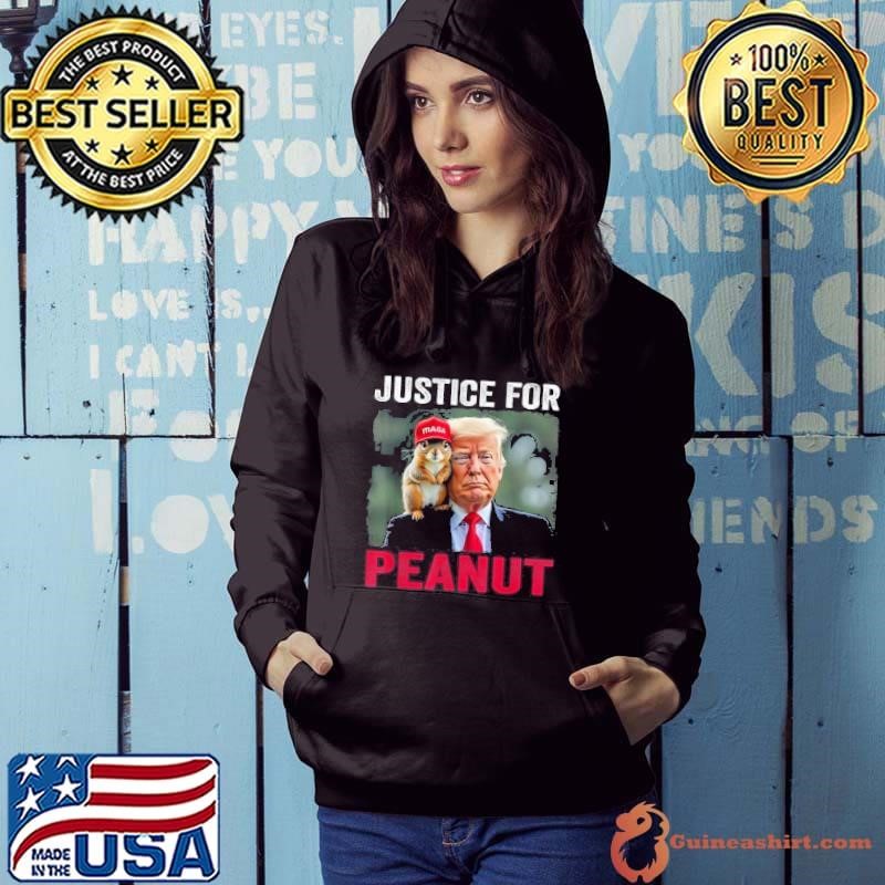 Justice For Peanut The Squirrel Wanted Hoodie