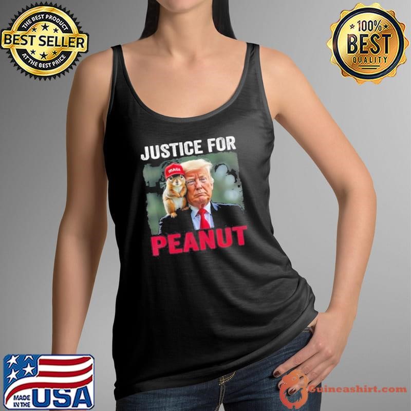 Justice For Peanut The Squirrel Wanted Tank Top