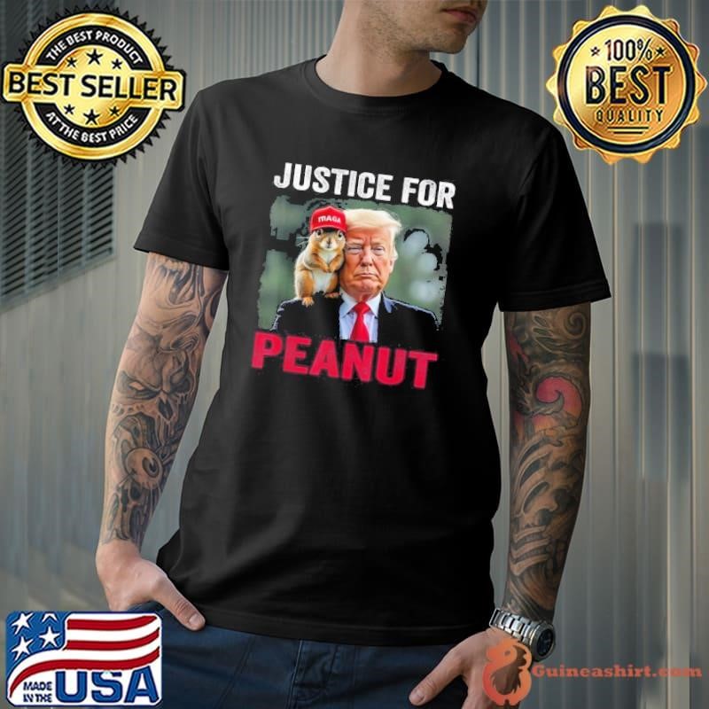 Justice For Peanut The Squirrel Wanted Unisex