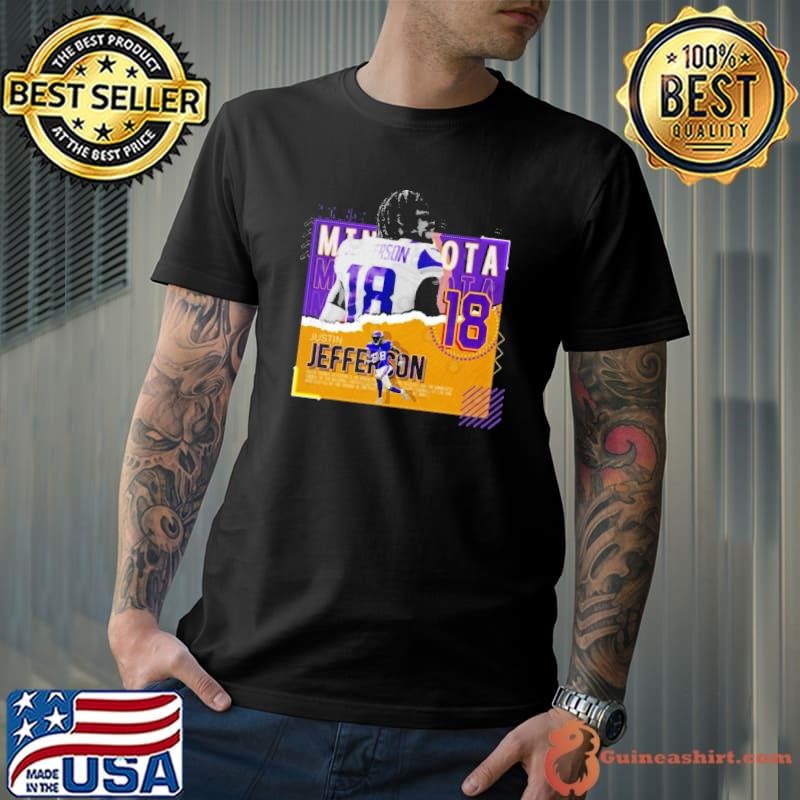 Justin Jefferson American professional football wide receiver Poster Vikings T-Shirt