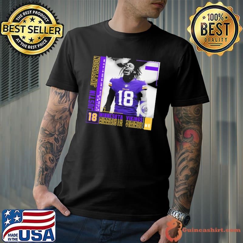 Justin jefferson American professional football wide receiver T-Shirt