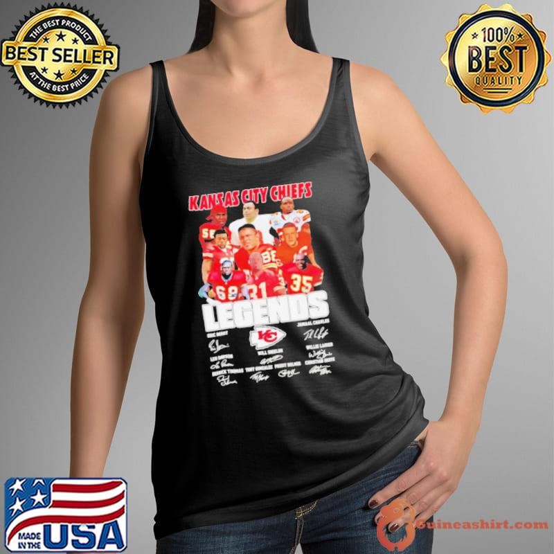 Kansas City Chiefs legends name and signatures shirt