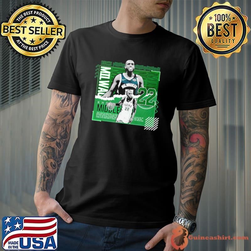 Khris middleton American professional basketball Milwaukee Bucks T-Shirt