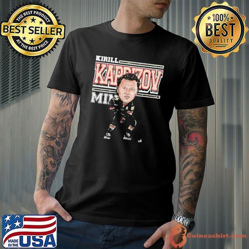 Kirill Kaprizov Russian professional ice hockey left winger and alternate captain Cartoon T-Shirt