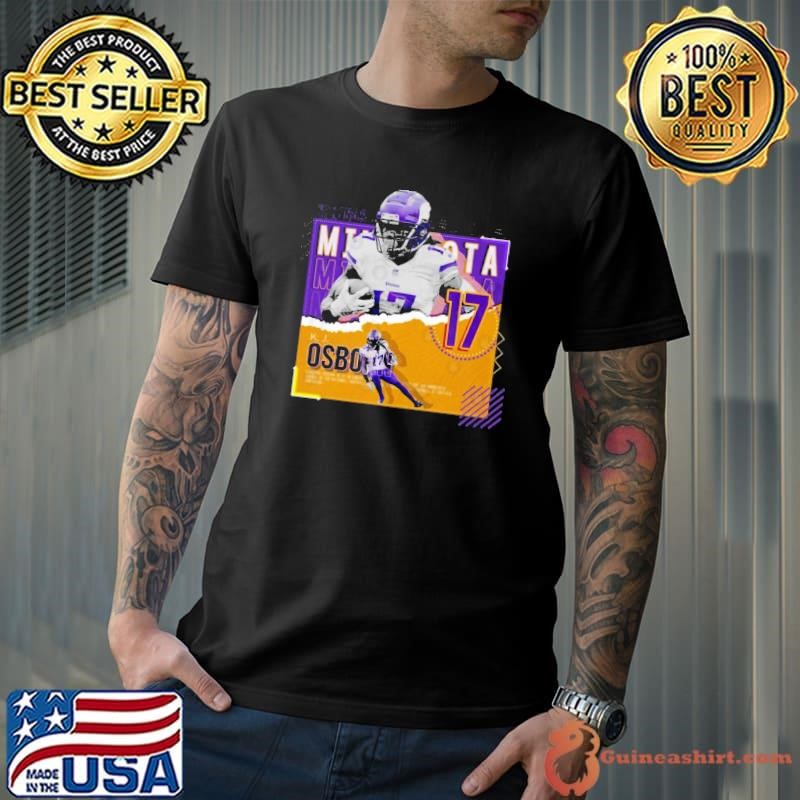 Kj Osborn Football Paper Poster Vikings T-Shirt
