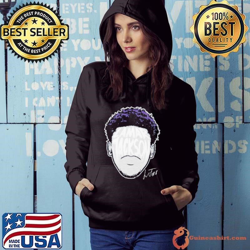 Lamar Baltimore American professional football quarterback Player Silhouette Hoodie