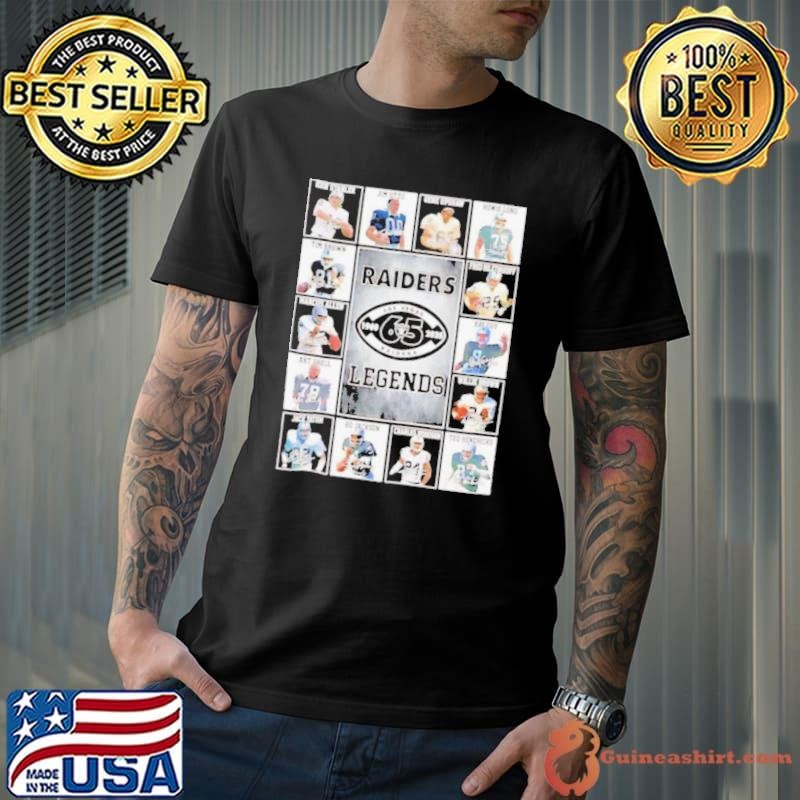 Las Vegas Raiders 65 years 1960 2025 legends players Unisex