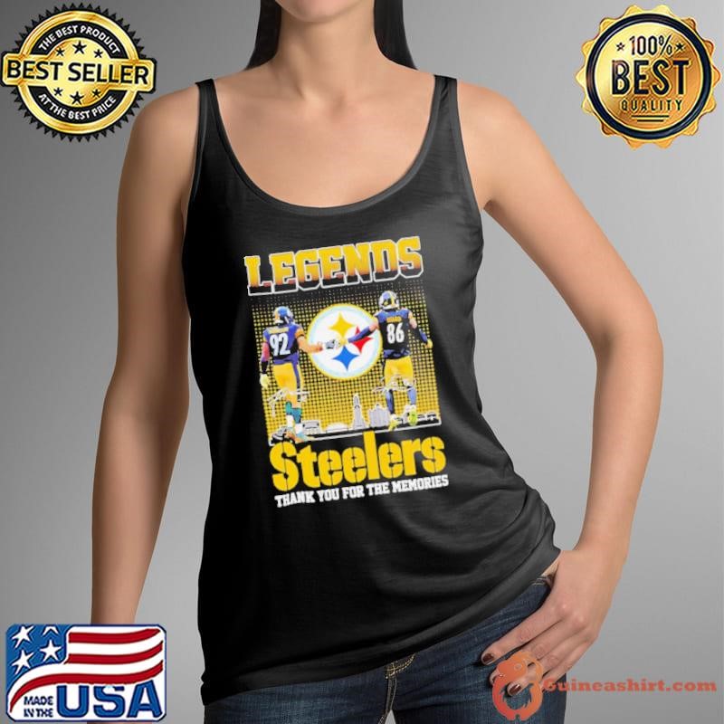 Legends Pittsburgh Steelers James Harrison x Hines Ward thank you shirt