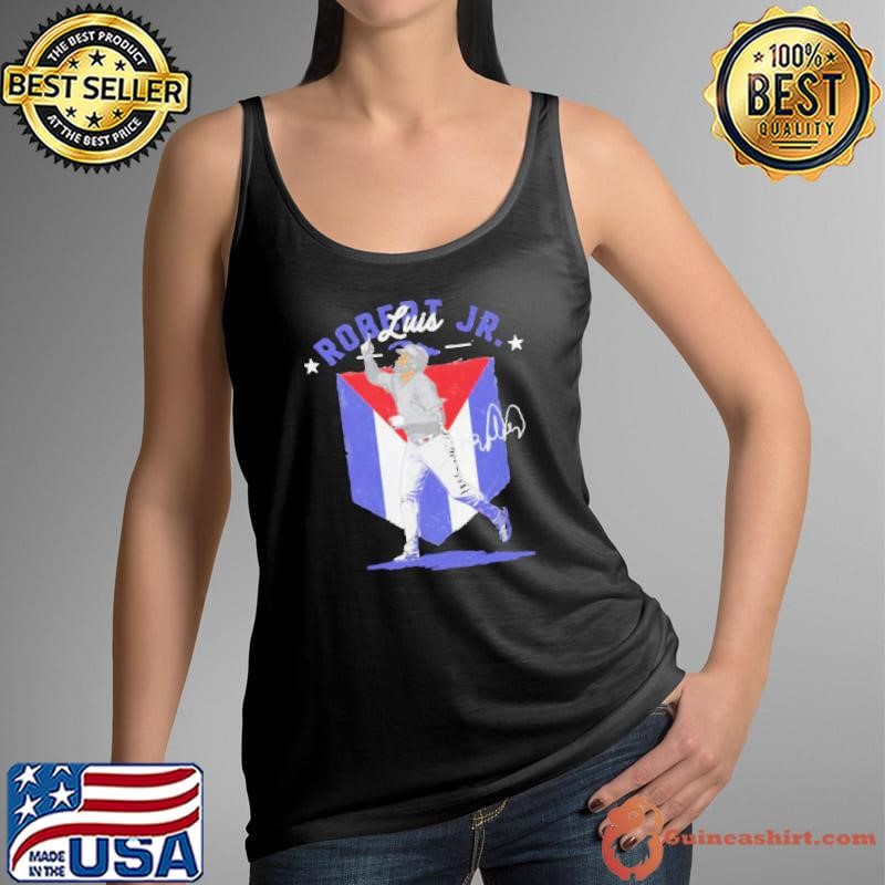 Luis Robert Jr. Chicago White Sox Country flag signature Tank Top