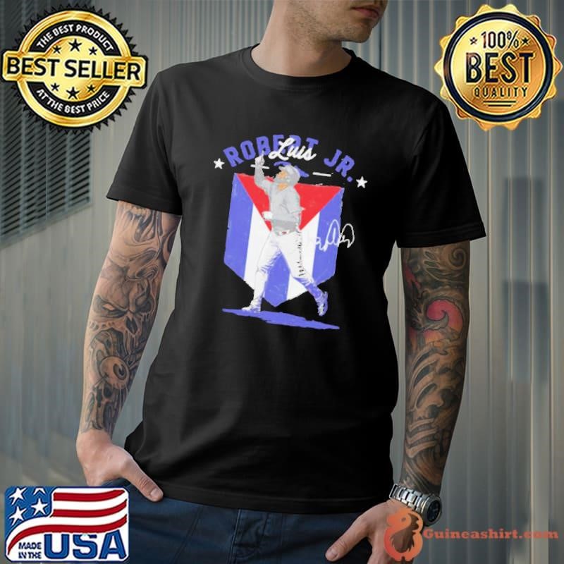 Luis Robert Jr. Chicago White Sox Country flag signature shirt