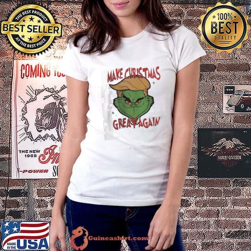 Make Christmas Great Again Trump Grinchmas Shirt