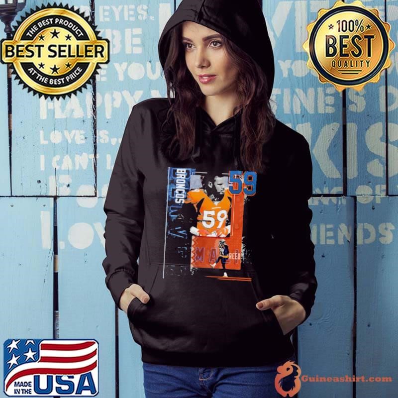 Malik Reed American professional football linebacker Broncos Hoodie