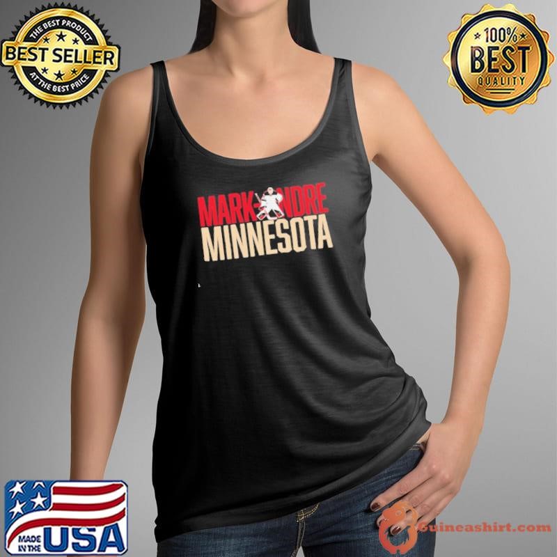 Marc Andre Fleury Minnesota Wild Hockey letter star shirt
