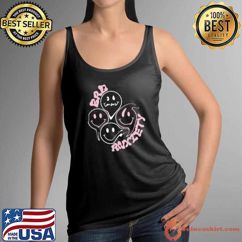 Megan Thee Stallion Bad Anxiety Black Tank Top