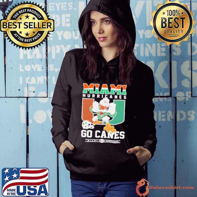 Miami Hurricanes go canes mascot shirt