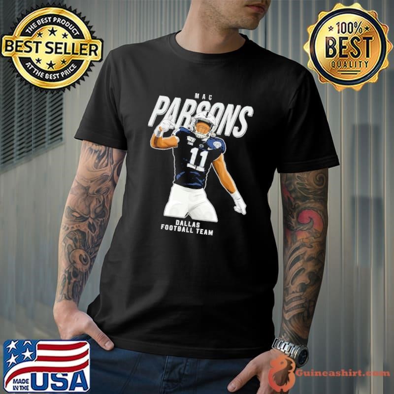 Micah Parsons 11 Dallas American professional football linebacker Dallas Cowboys Team T-Shirt