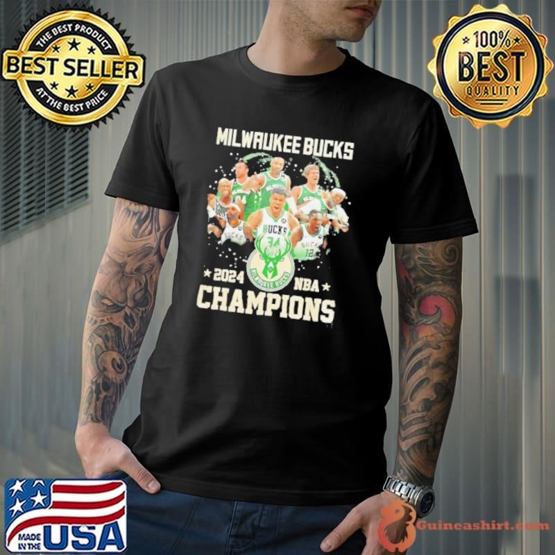 Milwaukee Bucks 2024 Emirates NBA Cup Champions team members shirt