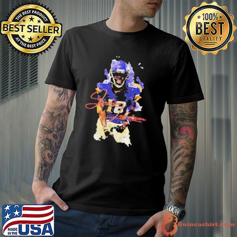 Minnesota Vikings Justin Jefferson Graphic 90s Retro shirt