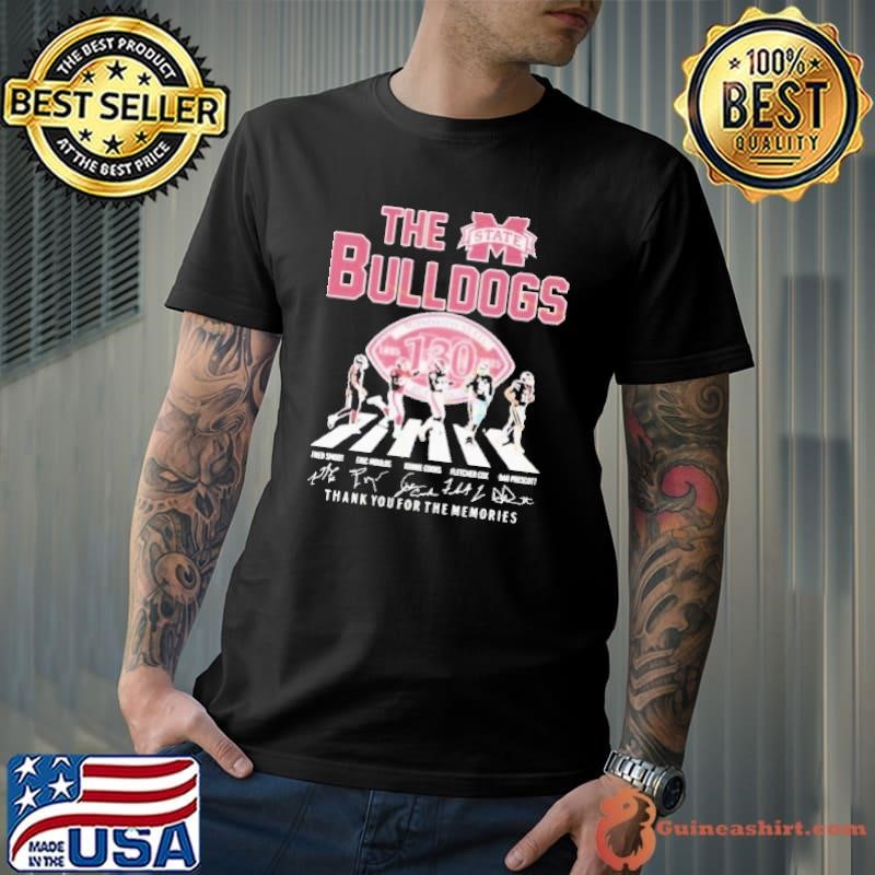 Mississippi State Bulldogs 130 Years 1895-2025 Signature Thank You For The Memories Shirt