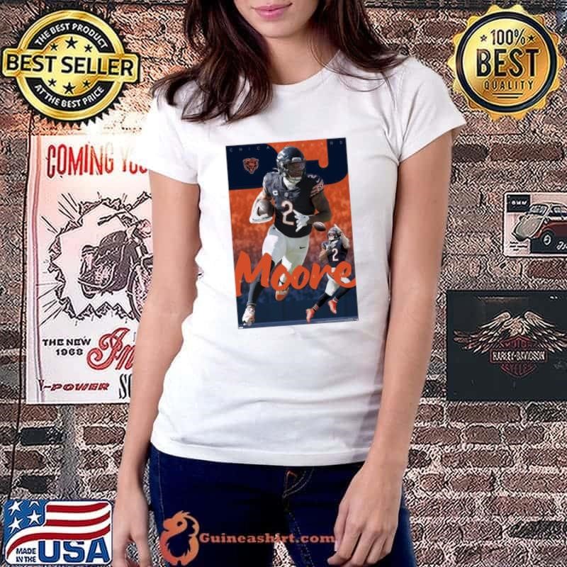 NFL Chicago Bears – DJ Moore Dynamo Player 2024 Poster Ladiestee