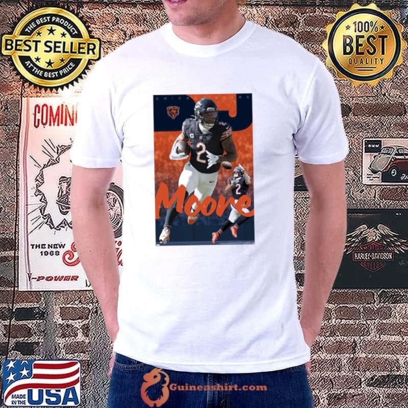 NFL Chicago Bears – DJ Moore Dynamo Player 2024 Poster shirt