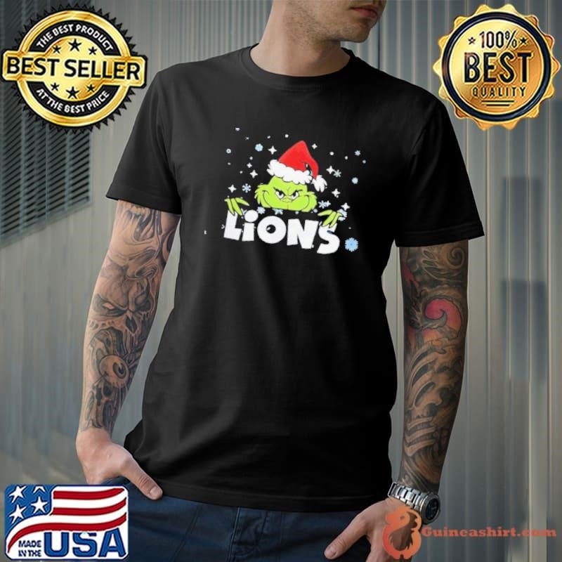 NFL Detroit Lions Merry Christmas Grinch shirt