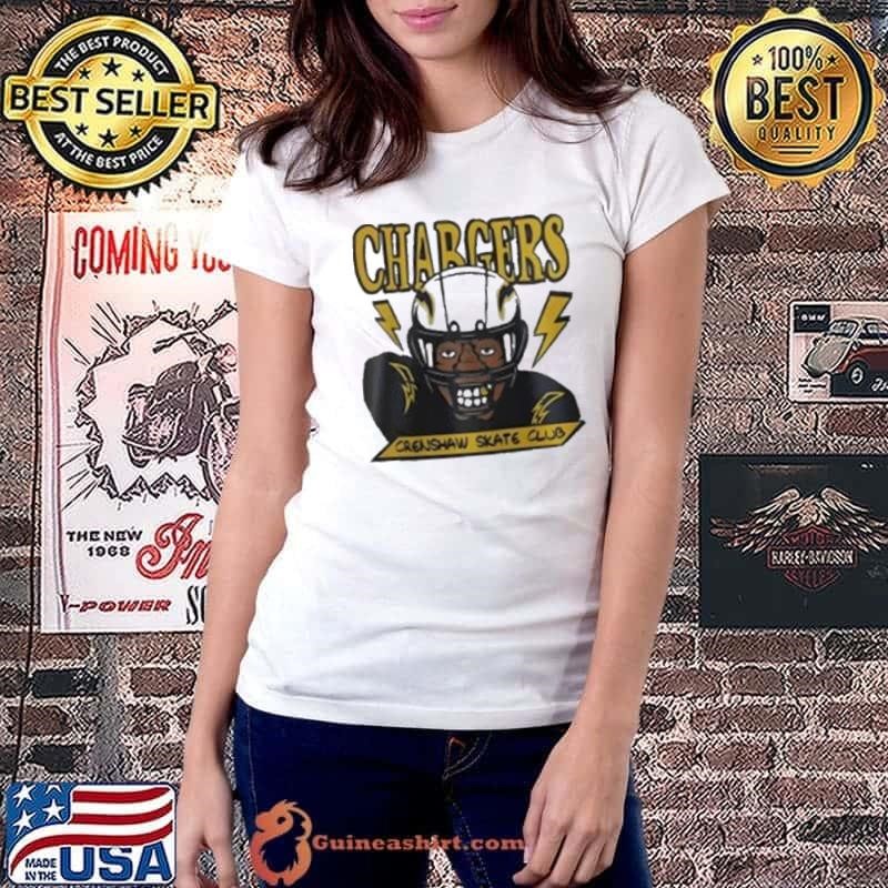 NFL Los Angeles Chargers White Ladiestee