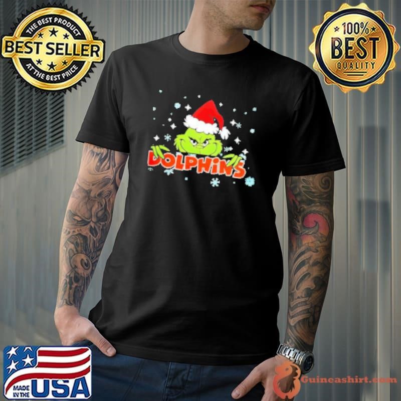 NFL Miami Dolphins Merry Christmas Grinch Shirt