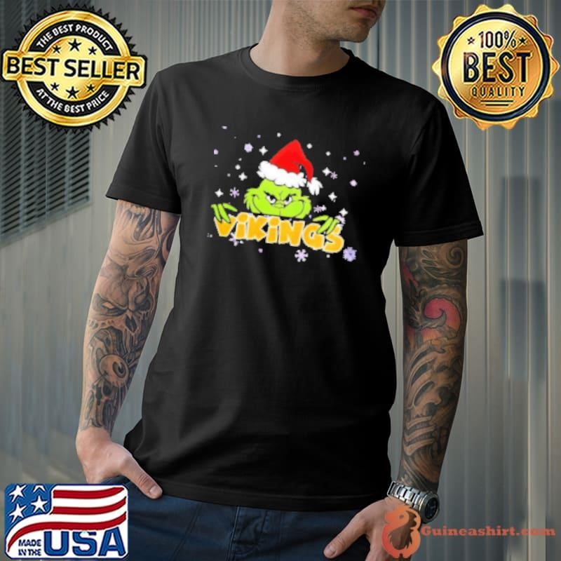 NFL Minnesota Vikings Merry Christmas Grinch Shirt