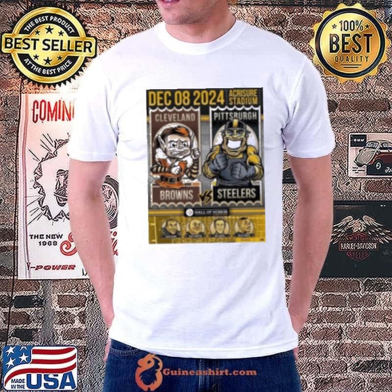 NFL Pittsburgh Steelers Vs. Cleveland Browns Hall Of Honor Dec 08 2024 Acrisure Stadium Poster Unisex