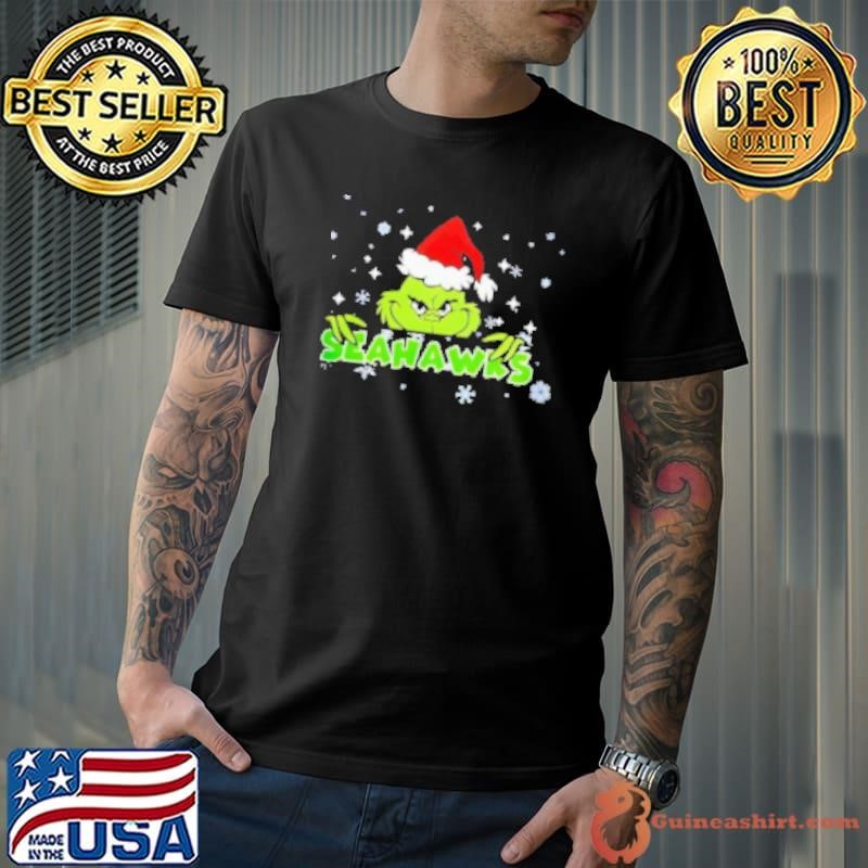 NFL Seattle Seahawks Merry Christmas Grinch Shirt
