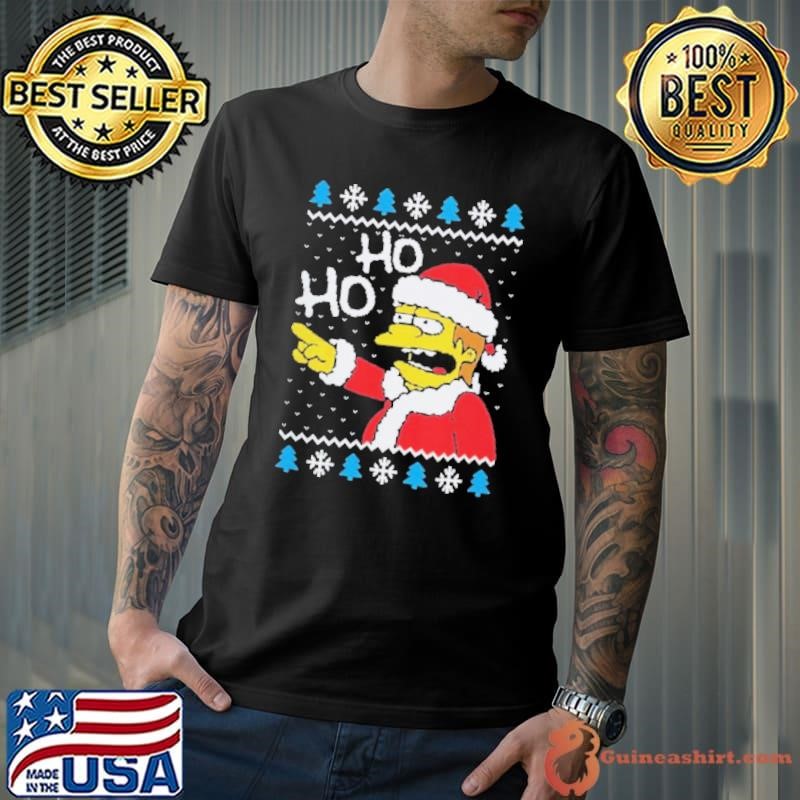 Nelson Muntz The Simpsons ho ho Christmas Unisex
