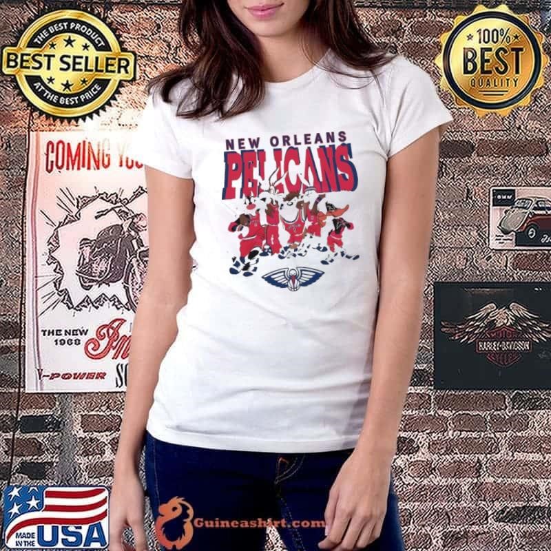 New Orleans Pelicans Looney Tunes characters NBA basketball Ladiestee