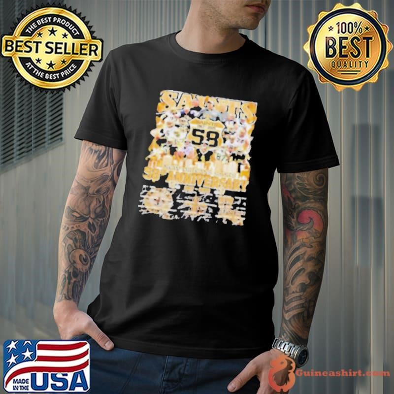 New Orleans Saints The Saints 58th Anniversary 1967 2025 signature shirt