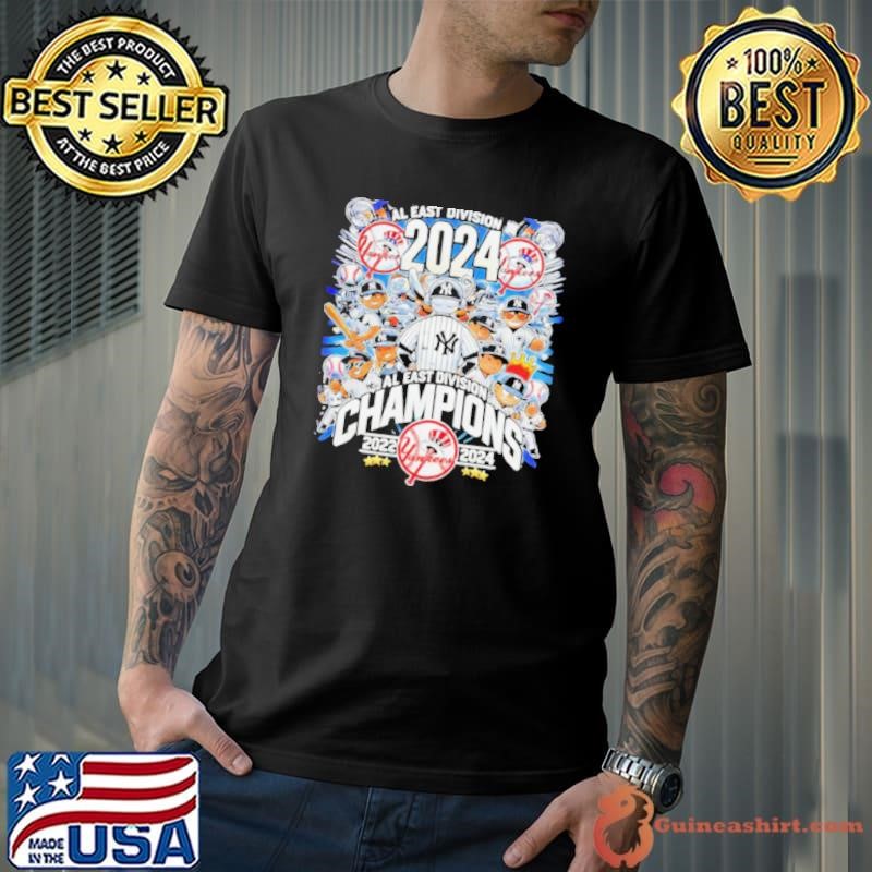 New York Yankees MLB AL East Division Champions 2022 2024 shirt