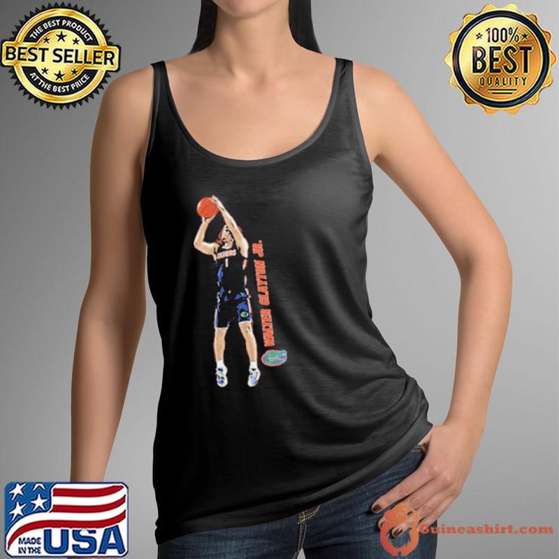 Official Walter Clayton Jr. Florida Gators Basketball Signature Cartoon shirt