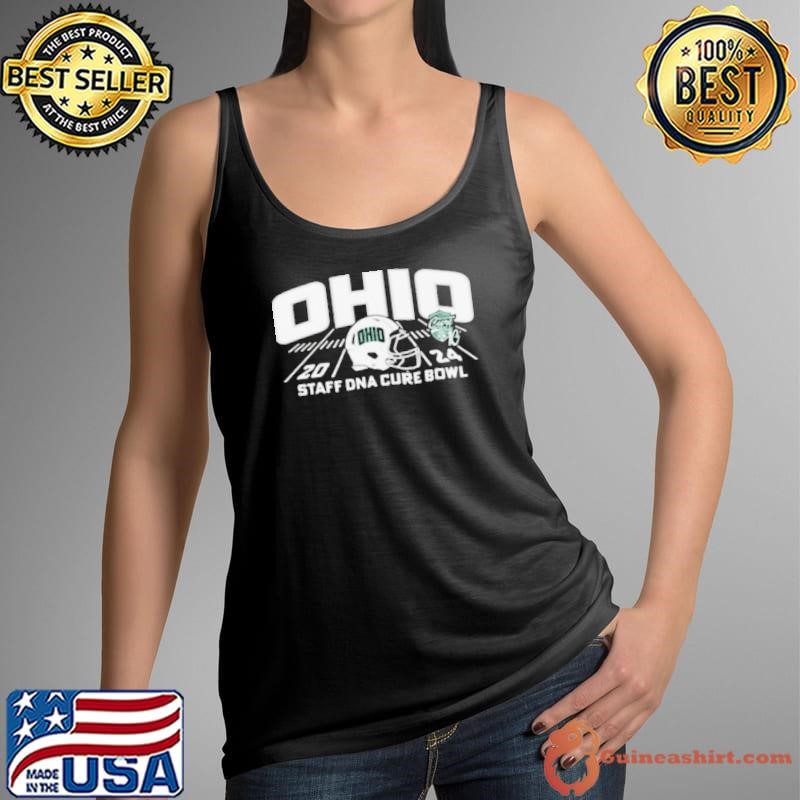 Ohio Bobcats Football 2024 StaffDNA Cure Bowl t Tank Top