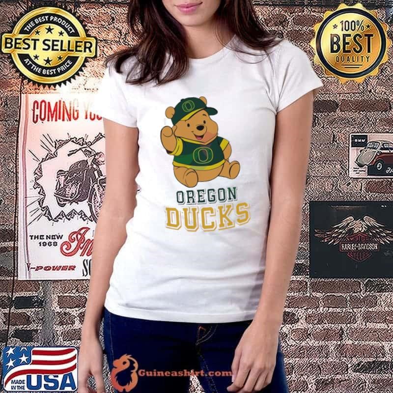 Oregon Ducks Pooh Bear Disney Football shirt