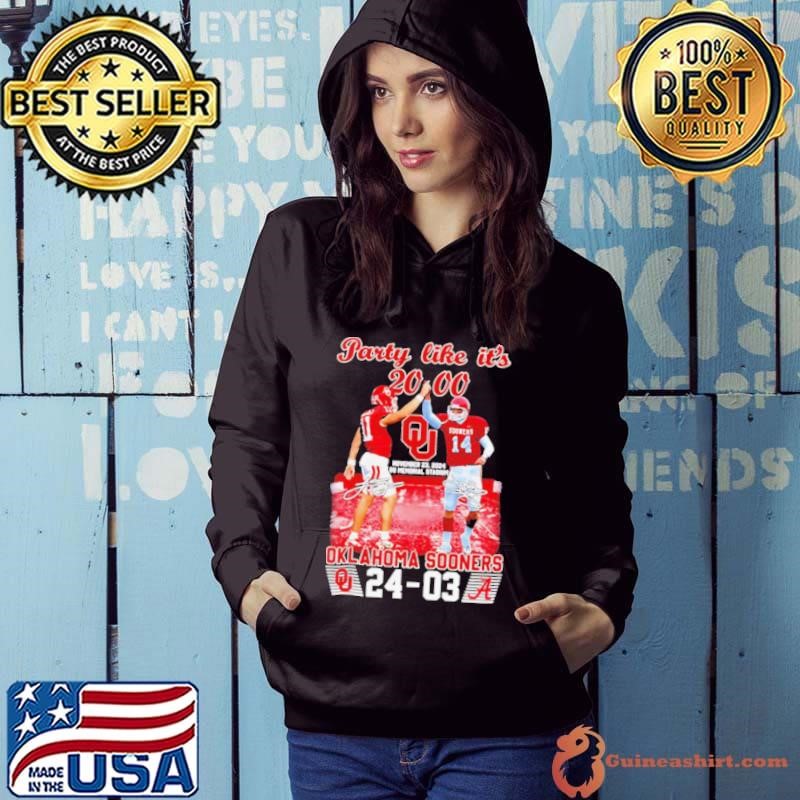 Party like it’s 2000 Oklahoma Sooners Hoodie