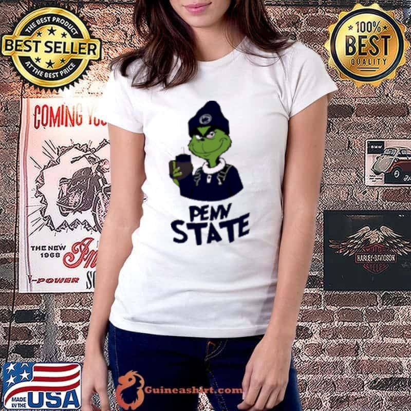 Penn State Nittany Lions Boujee Grinch Coffee 2024 Shirt
