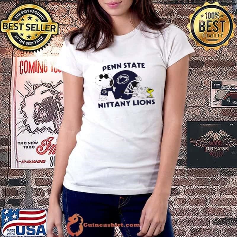 Penn State Nittany Lions Snoopy Sport helmet shirt